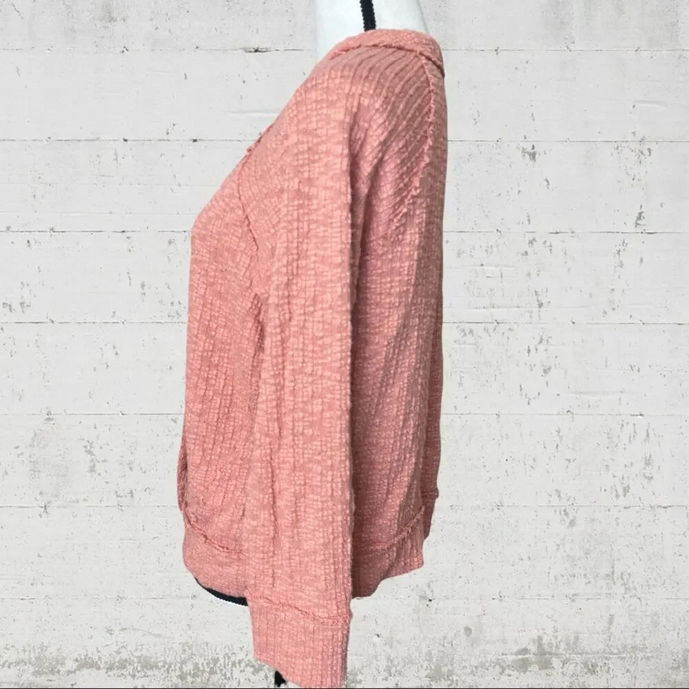 Two by Vince Camuto Peach Cardigan Sweater Size Large